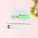 FOMIYES LED Ear Wax Removal Tools - Stainless Steel Ear Cleaner Spoon with Syringe for Ear Care - Portable Ear Wax Cleansing Kit - Random Color - Buy Online on SooperMarket.com
