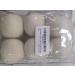 Natural Wool Dryer Balls - 6 Eco-Friendly Felt Balls for Tumble Dryers | Reduce Drying Time & Wrinkles - Buy Online on SooperMarket.com
