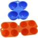 GLEAVI 6 Pcs Eggs 2 Grids Egg Case for Bbq Snap Lock Egg Holder for Fishing Barbecue Storage Box Travel As Shownx3pcs Mx3pcs - Buy Online on SooperMarket.com