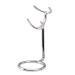 Mag Ideal and brush stand hanger practical not rusting stable razor accessories for the men's salon's worktop silver
