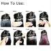 500Pcs 4mm Black Silicone Lined Micro Ring Beads for Hair Extensions - 5 Colors - Vlasy - Buy Online on SooperMarket.com