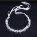 JSGHGDF Party Headband Flower Hairband s Headpiece Girls Headdress Bridal Shower Hair Accessories Silver - Buy Online on SooperMarket.com