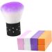 minkissy 1 Set Nail Block Bulk Nail Files Sand Paper Nail Sanding Buffer Nail Art Brush Nail Brush Remover Buffer Block Tools Nail Cleaner Brush Nail Polish Block Purple Paint Manicure - Buy Online on SooperMarket.com