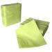 Paper napkins light green 24 x 24 cm (12 x 12 1/4) 2-ply 100 pieces
