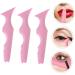 Baluue 15 Pcs Silicone Beauty Ruler Makeup Eyeliner Eyebrow Guide Stencil Lip Line for Beginners Lash Tools 15X4.15CMx5pcs Pink-2x5pcs - Buy Online on SooperMarket.com