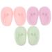 Anneome 3 Pairs Silicone Earmuffs Hair Coloring Earmuffs Heat Protection Ear Covers for Showering Ear Protectors Ear Caps for Hair Dryer Hair Dye Ear Cover Caps Ear Cover for Dyeing