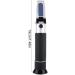 0-100% Salinity Refractometer Handheld Salinometer Sea Water Salt Concentration Tester Meter with Automatic Temperature Compensation for Seawater and Marine Fishkeeping Aquarium - Buy Online on SooperMarket.com