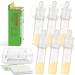 Haakaa Colostrum Collector Set Reusable Silicone Colostrum Collector for Breastfeeding to Collect Feed & Store with 2 Clear Storage Cases & 2 White Cotton Wipe (0.1oz/4ml 12 PK) 6 Count (Pack of 1)
