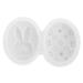 Zerodeko Mold Silicone Baking 3D Chocolate Muffin Resin Casting Crayon Ice Cubes Chocolate Candy Chocolate Shaper Silicone Chocolate Soap Easter Candle Silica Gel Rabbit Decorate