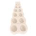 1pc Hemisphere Mold Bubble Decorations DIY Chocolate Mold Christmas Cake Mold Molde para Pastel Cake Baking Molds for Resin Chocolate Making Mold Maker Silica Gel Small Beads Round Light Grey 15.1x6.9cm