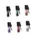 Angoily 6pcs Eyeshadow Glitter Liquid Eyeliner Sparkling Liquid Eyeliner Shadow Shiny Metal