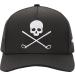 SHANKITGOLF Skull and Crossbones Adjustable Golf Hat for Men - Black/Gray/White - Buy Online on SooperMarket.com