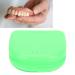 Denture Bathing Box with Ventilation Holes - Green Denture Holder Case for Orthodontic Retainers & Artificial Teeth | International Shipping - Buy Online on SooperMarket.com