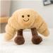 Cute 9 Croissant Plush Toy - Soft Weighted Stuffed Animal for Kids Birthday-Gifts - Buy Online on SooperMarket.com