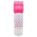 Shenrongtong Scalp Applicator Comb | Bottle Applicator Brush Hair Oiling Applicator Bottle Hair Dye Brush Bottle Lightweight Oil Bottle Applicator Brush for Hair Dyeing Scalp Red