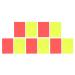 Estink Football Red and Yellow Card, 5Set Sports Football Referee Red and Yellow Card Set, Referee Tool, for Football Games, Matches in Schools Or Stadiums