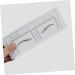 Mikinona Eyebrow Ruler 10pcs Eyebrow Design Ruler Transparent Ruler Eyebrow Guide Template Shape Disposable Measuring Ruler - Buy Online on SooperMarket.com