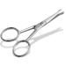 Professional beard shears from Solingen Hair Schreens nasal hair scissors made in Germany beard care scissors Solingen mustache with rounded tips for shortening bar hair ear hair and nasal hair