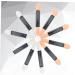 NOLITOY 50pcs Makeup Brush Women Eye Brush Sponge Blending Brush Eye Shadow Brush Miss Mix Makeup Tools - Buy Online on SooperMarket.com