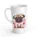 White Ceramic Baby Carlin Mug - Large 483 ml Perfect for Hot Chocolate or Milk Fun and Easy to Use