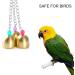 MANSHANGKJ Budgie Toy Interesting Bird Toy Interactive Bells Toy for Small Parrot Macaws Parakeets Love Birds (Random Color) - Buy Online on SooperMarket.com