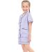 SWOMOG Kids Satin Pyjamas Set | 2 Piece Button-Down Pjs | Short Sleeve Silk Nightwear for Girls Boys | Ages 6-7 | Lavender - Buy Online on SooperMarket.com