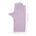ABOOFAN 2 Pairs Gel Nail Gloves Half Finger Gloves Uv Protection Gloves Nail Art Gloves Pink Gloves Protective Gloves for Manicure Nail Art Accessory Thin Section Sun Protection Gloves - Buy Online on SooperMarket.com