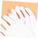 minkissy 2 Pairs White Cotton Gloves Cotton Work Gloves Hand Moisturizer Glove Party Etiquette Gloves Working Glove Moisturizing Gloves Warm Mittens Gel Gloves Warm Gloves Non-Slip Miss Spa - Buy Online on SooperMarket.com