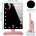 Hansong Vanity Makeup Mirror with Lights Bluetooth 20 LEDs Touch Screen Speaker Rose Gold - Buy Online on SooperMarket.com