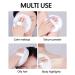 Buy White 13CM Large Round Facial Sponge Puff | Cotton Powder Puff for Makeup & Body | Ideal for Loose Powder & Foundation - Buy Online on SooperMarket.com