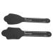 2 pieces of dentistry is black background board intra oral photo contrast - 134 C high temperature constant scales design