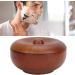 Dekaim Wooden Shaving Bowl with Lid | Men's Shaving Brush & Foam Cup for Cream & Soap | International Shipping - Buy Online on SooperMarket.com