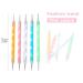 Sularpek 5Pcs 2-Way Dotting Pen Tool Nail Art Kit - Multicolor Dot Paint Manicure Set for Embossing, Clay Sculpting & Nail Art - Buy Online on SooperMarket.com