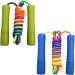 Buy Homello Adjustable Jump Rope for Children - Wooden Handle & Cotton Rope - 260cm Blue & Light Green for Fitness & Fun - Buy Online on SooperMarket.com