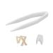 Metal Teeth Brace for Party Fashionable Jewelry Decoration Plated English Letter X Fits Most Tooth Sizes Portable