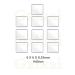 Gzikai 10pcs/1 Lot 6mm6mm0.55mm 940nm IR Infrared Narrow Bandpass Filter Optical Glass FWHM NBF940 for Camera Lense and Face Recognition