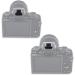 JJC 2 PCS Camera Hot Shoe Cover for Canon EOS R5 R6 RP 7D 6D 5D Mark IV III 1D M50 Rebel T8i T7i T6i SL3 - Black - Buy Online on SooperMarket.com
