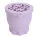 Makeup Brush Cleaner Cup Cosmetic Brush Cleaning Pad Drying Rack Silicone Scrubber Bowl Portable Washing Tool () Purple