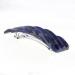 1pc hair clip serrated 8.8x3cm in lapis blue - Made in Germany - WeLoveBeads