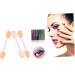 KALLORY 30pcs Eyeshadow Brush Make up Applicators for Face Eye Shadow Brush Highlight Brush Double Head Miss - Buy Online on SooperMarket.com
