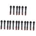 Baluue 60 Pcs Cosmetics Eyeshadow Sponge Mini Makeup Sponge Esponjas Blending Sponges for Makeup Wtips Para