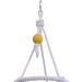 Hypeety Pet Bird Swing Toy - Round Cotton Rope Hanging Hammock for Parakeet, Budgie, Cockatiel - Fun Tri Toy for Cage Enrichment - Buy Online on SooperMarket.com