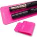 ANGENIL Silicone Mat Pouch for Professional Hair Straightener/Curling Iron 2 in 1 Titanium Ceramic Flat Iron/Curling Wand Pink - Buy Online on SooperMarket.com