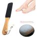 Dajidafu Foot Scrubber Wood Handle Feet Skin File Personal Care Supplies Rasp Accessory Pedicure Tool Scraper for Home Salon Use - Buy Online on SooperMarket.com