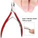 Verdant Touch Manicure Scissors Stainless Steel Nail Dead Skin Scissors Calluses Remover Nail Trimmer Clipper Manicure ToolRed - Buy Online on SooperMarket.com