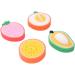 NOLITOY 12 Pcs Body Wash Sponge Set - Cute Exfoliating Shower Pads for Kids - Mini Dollhouse Bath Sponge & Wooden Snowman Design - Ideal for Children's Bath Time - Buy Online on SooperMarket.com
