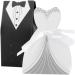 Healeved 120 Pcs Deep Impression Bag Delicate Patterns Wedding Candy Case Candy Box Bride Box Paper - Buy Online on SooperMarket.com
