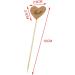 harayaa 50Pcs Rustic Kraft Paper Cupcake Topper Heart Cupcake Picks Sweet Love Theme Birthday Cake Decoration for Party Love - Buy Online on SooperMarket.com