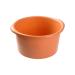 Colcolo foot bath foot spa pool bucket 27.9 x 19.1 cm with handles on both sides practical pedicure durable for the foot tension at home orange