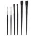 Beaupretty 6pcs Eyeliner Makeup Brush Travel Makeup Brush Eyeliner Makeup Tool Makeup Cream Brush Thin Eye Liner Makeup Dual Purpose Brush Artificial Fiber Girl